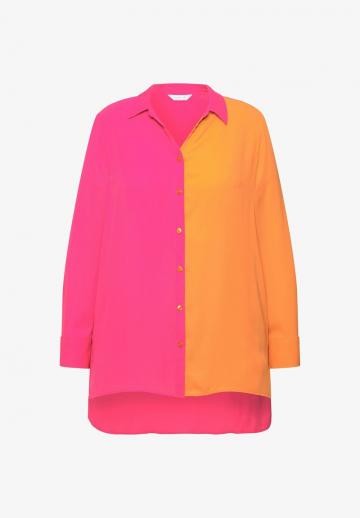 Атласная блузка