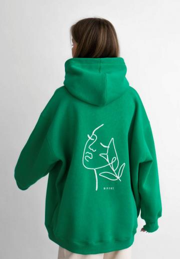 Пуловер с капюшоном