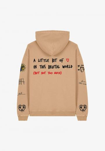 Пуловер с капюшоном