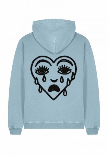 Пуловер с капюшоном