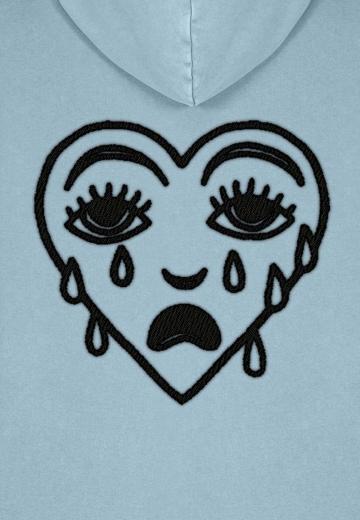 Пуловер с капюшоном