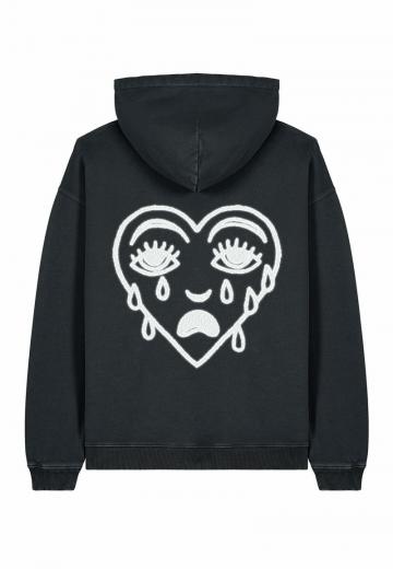 Пуловер с капюшоном