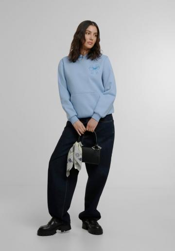 Пуловер с капюшоном