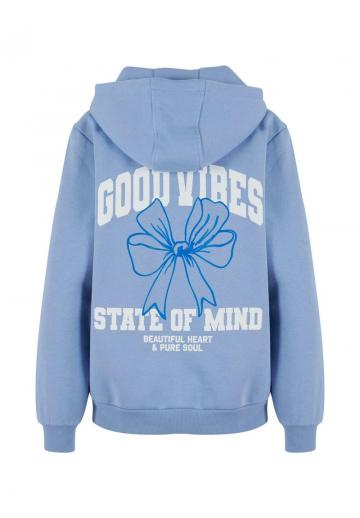 Пуловер с капюшоном