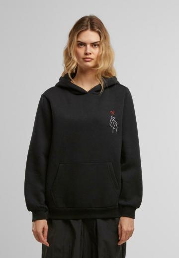 Пуловер с капюшоном