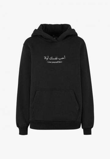 Пуловер с капюшоном