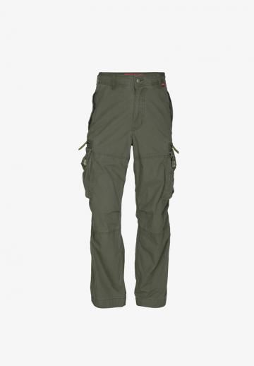 Брюки с накладными карманами