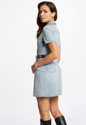 Джинсовое платье