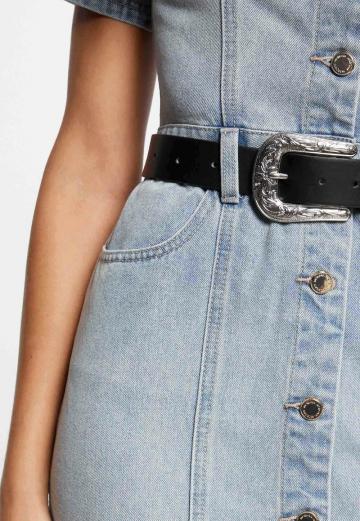 Джинсовое платье