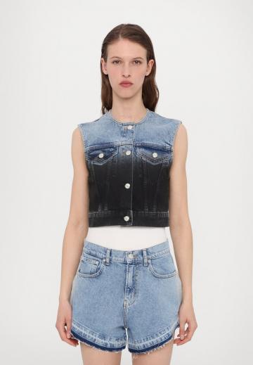 Джинсовая жилетка