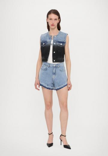 Джинсовая жилетка