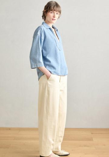 Джинсовая блузка