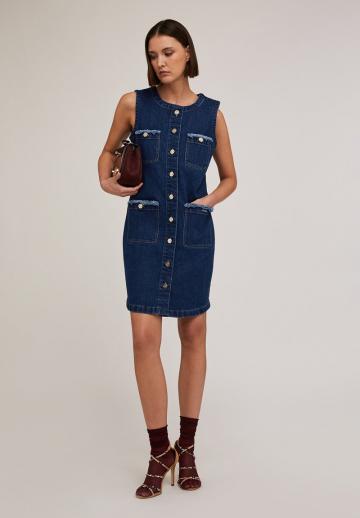 Джинсовая жилетка