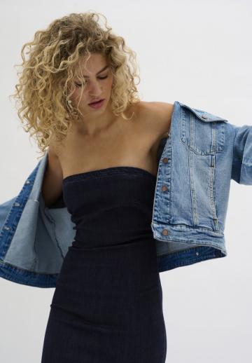 Джинсовое платье