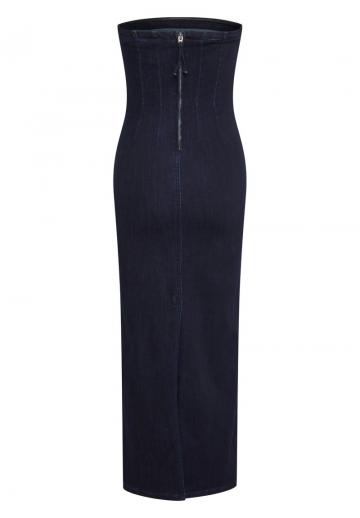 Джинсовое платье