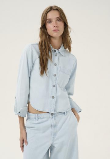 Джинсовая блузка