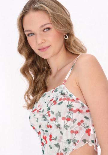 Топ на бретельках