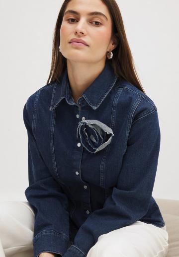 Джинсовая жилетка