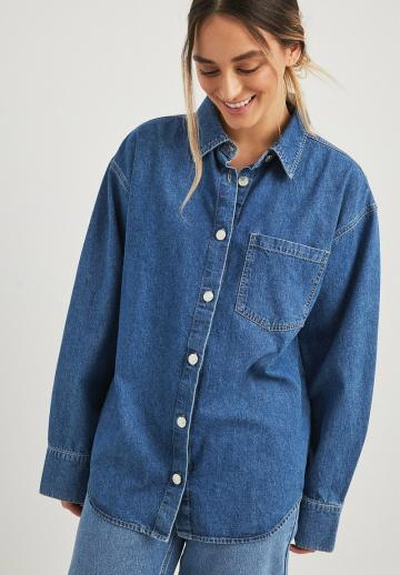 Джинсовая блузка
