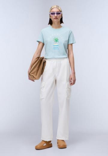 Брюки с накладными карманами