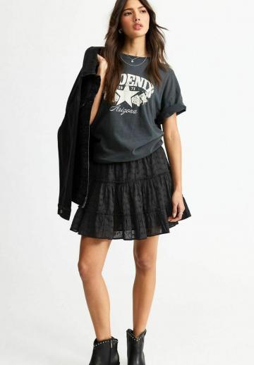 Юбка с воланами