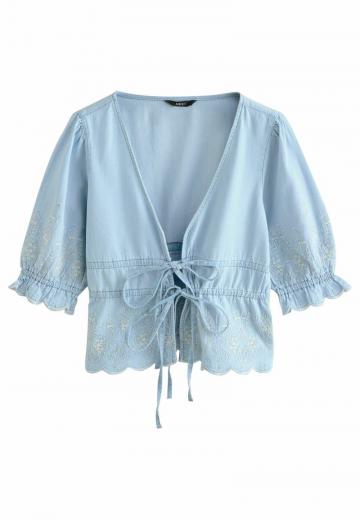 Джинсовая блузка