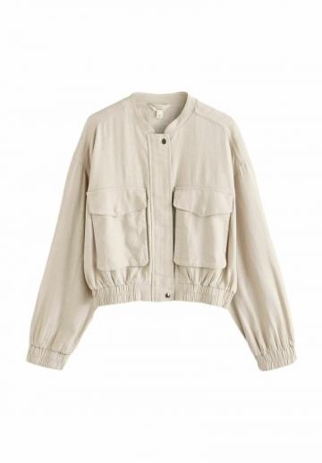 Куртка с накладнымит карманами