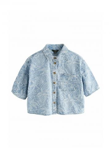 Джинсовая блузка