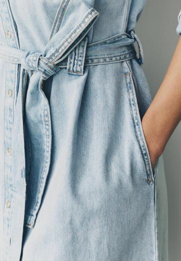 Джинсовое платье