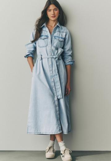 Джинсовое платье