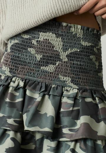 Юбка с воланами