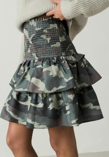 Юбка с воланами