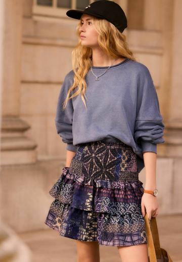 Юбка с воланами