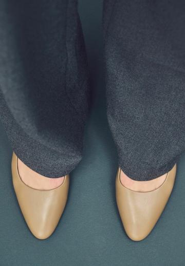 Туфли с высоким носом