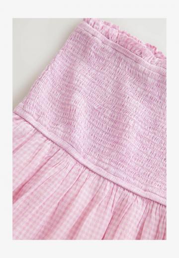 Платье без бретелек