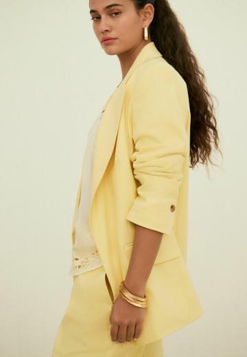 Длинный блейзер