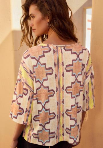 Майка с рукавом три четверти