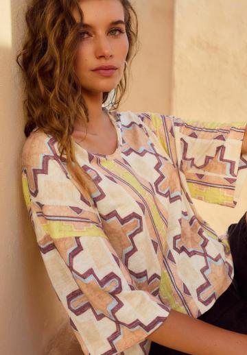 Майка с рукавом три четверти