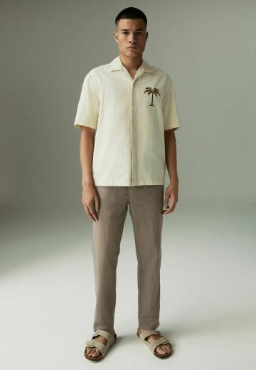 Льняные брюки