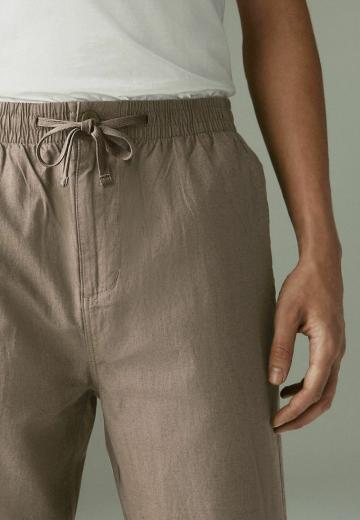 Льняные брюки
