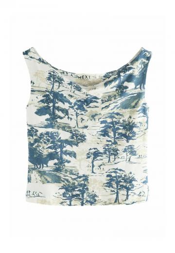 Блузка без рукавов