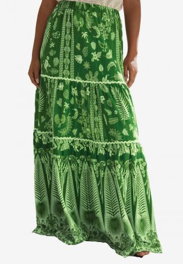 Юбка с воланами