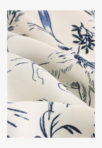 Атласная блузка