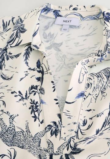 Атласная блузка