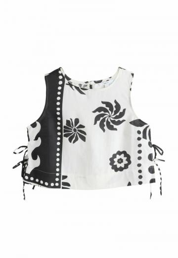 Блузка без рукавов