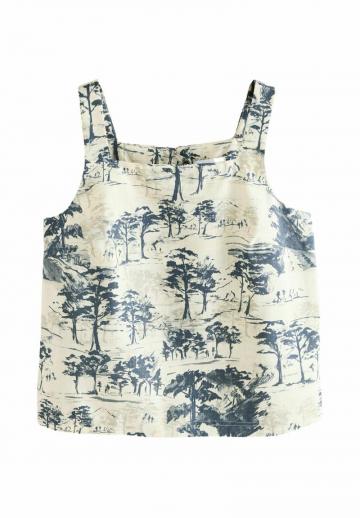 Блузка без рукавов