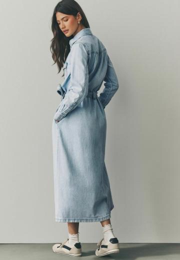 Джинсовое платье