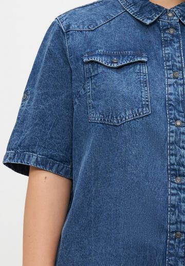 Джинсовое платье