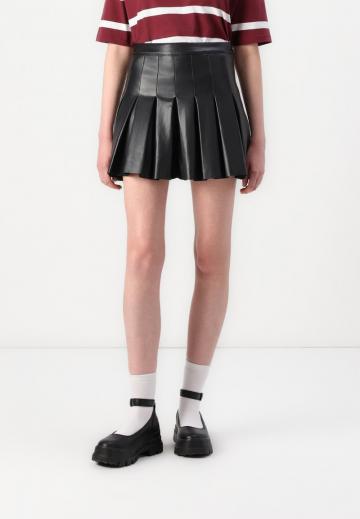 Кожаная юбка