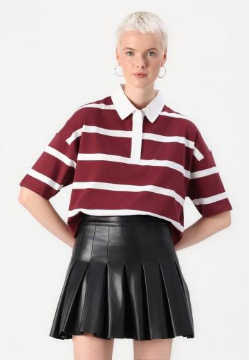 Кожаная юбка